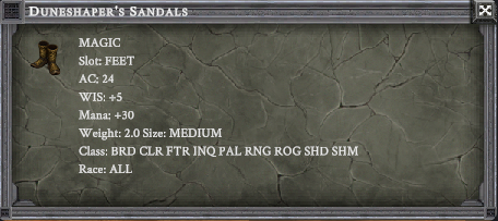 DUNESHAPER'S SANDALS item card